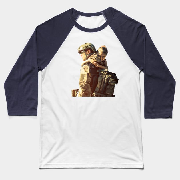 Welcome Home - Soldier returning home Baseball T-Shirt by Corialis